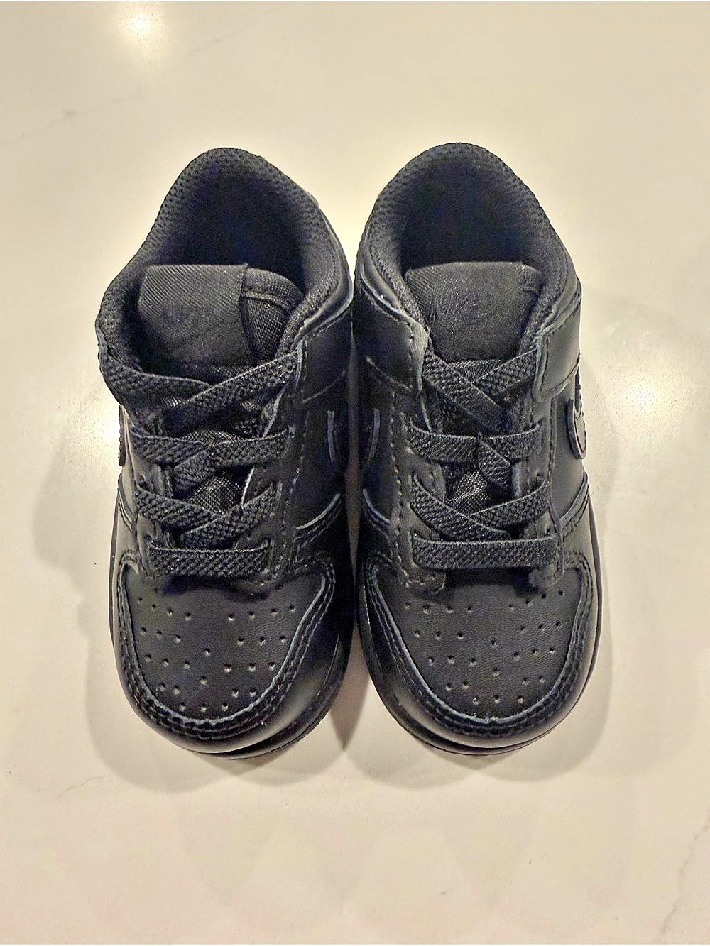 Nike Dunk Low Triple Black Toddler Black Boys US 6C NEW